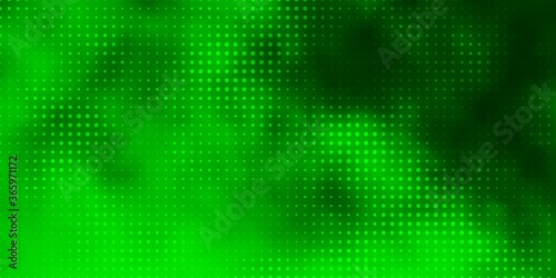 Light Green vector texture with disks. Abstract colorful disks on simple gradient background. Pattern for websites.