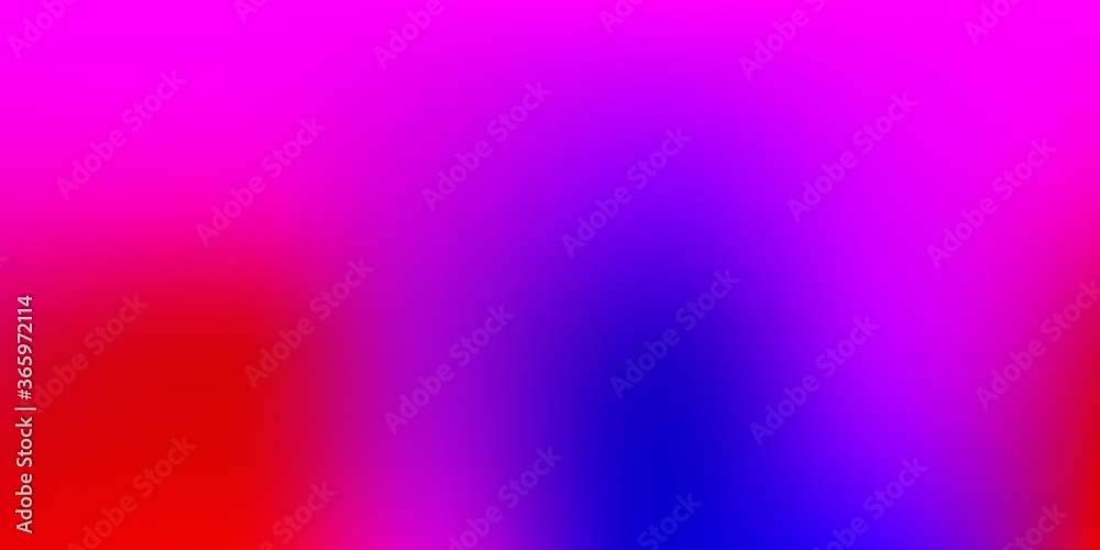 Dark Blue, Red vector blurred backdrop.