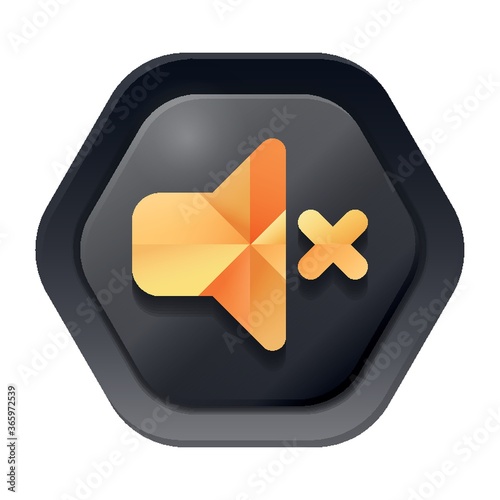 mute volume web button