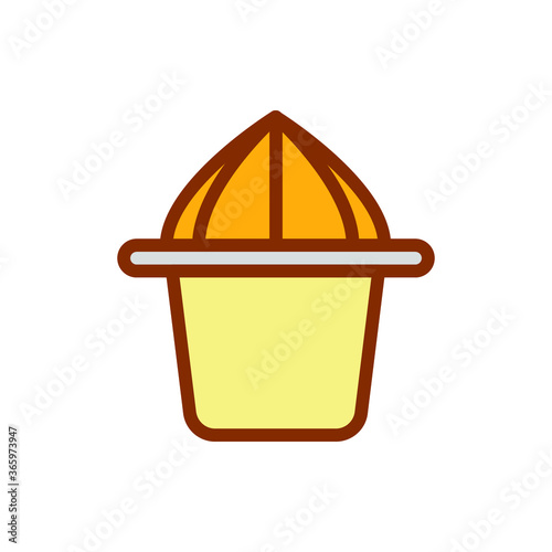 squeezer icon vector illustration filled outline style. summer icon set.