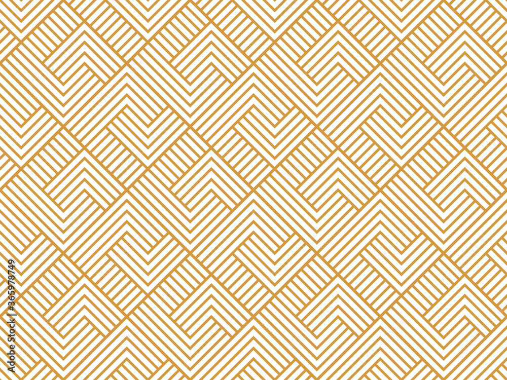 Abstract geometric pattern with stripes, lines. Seamless vector background. White and gold ornament. Simple lattice graphic design Abstract geometric pattern with stripes, lines. Seamless vector background. White and gold ornament. Simple lattice graphic design