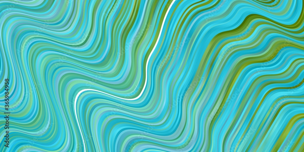 Light Blue, Green vector background with curved lines. Gradient illustration in simple style with bows. Pattern for websites, landing pages. Light Blue, Green vector background with curved lines. Gradient illustration in simple style with bows. Pattern for websites, landing pages.