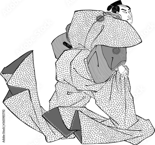 浮世絵　忠臣蔵　吉良上野介　その3