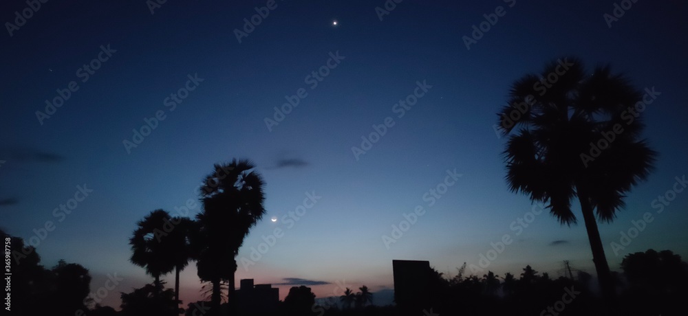 night time lapse