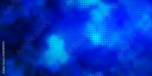 Light BLUE vector background with spots. Modern abstract illustration with colorful circle shapes. Pattern for business ads.