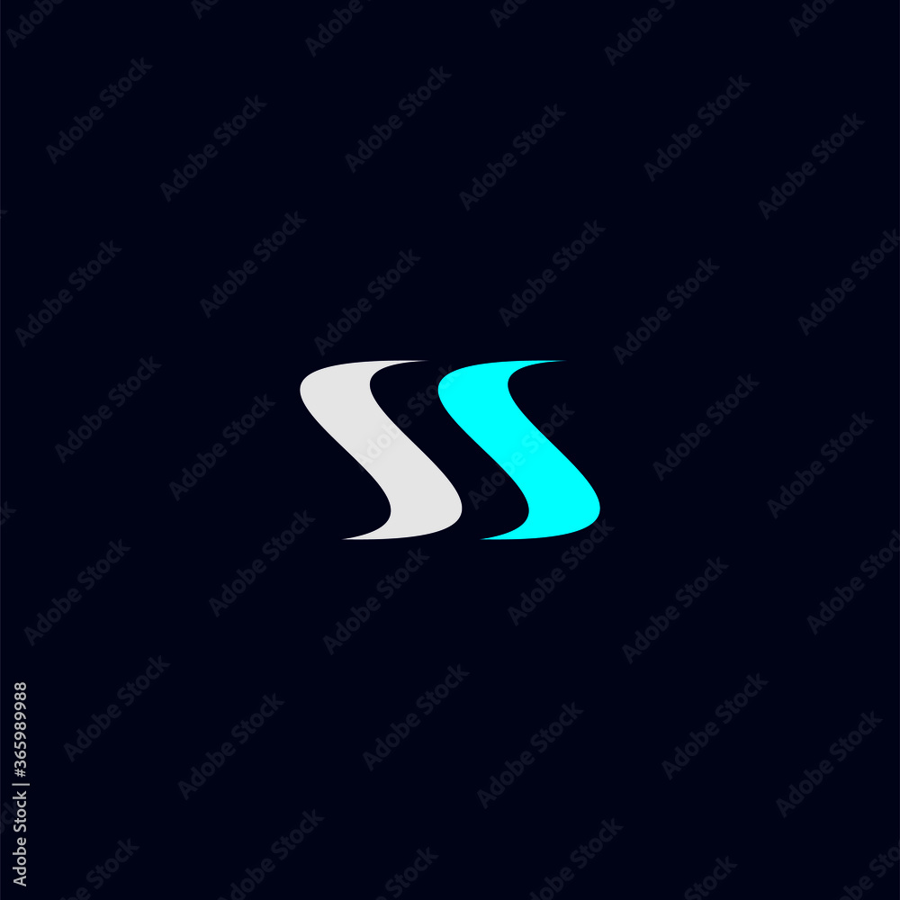 Letter SS Initial Logo Design Vector Template Illustration Letter SS Initial Logo Design Vector Template Illustration