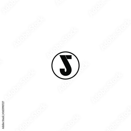 js letter vector logo