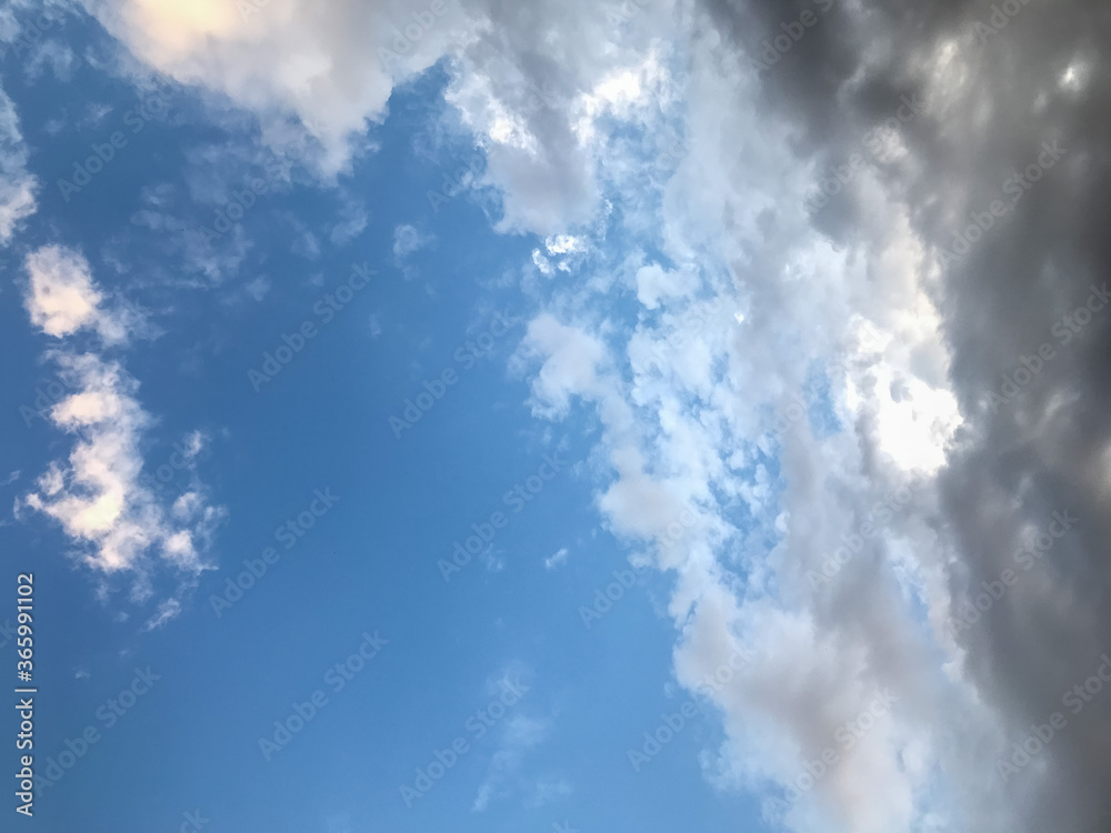 Obraz premium blue sky with clouds