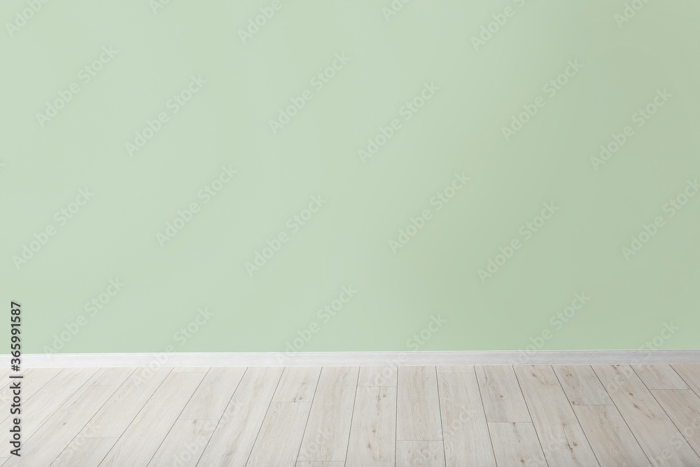 Color wall in empty room Color wall in empty room