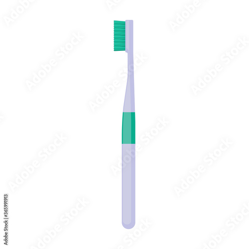 Toothbrush cartoon vector illustration of icon.Cartoon vector icon brush of tooth. Isolated illustration of toothbrush on white background.