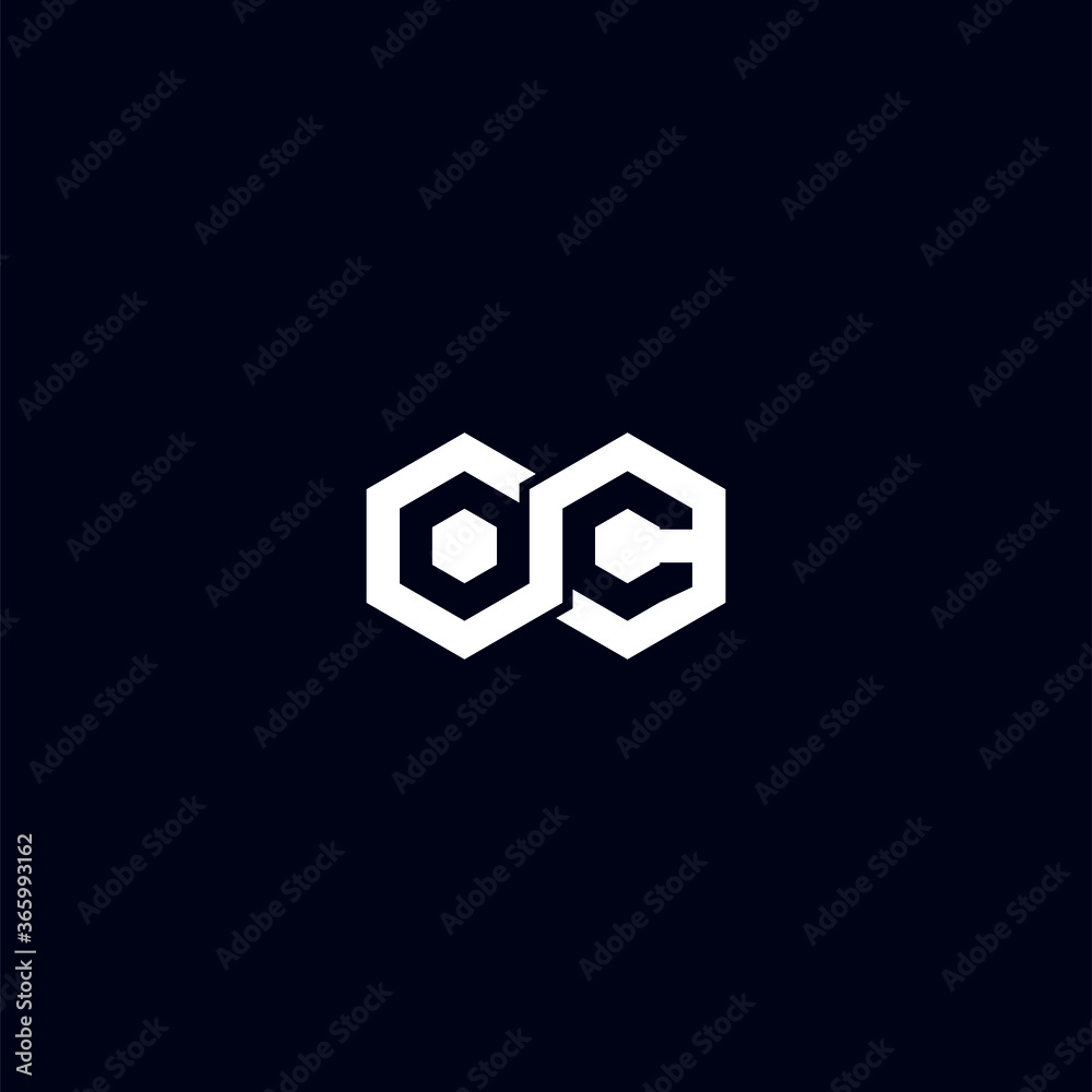 Letter OC Initial Logo Design Vector Template Illustration Letter OC Initial Logo Design Vector Template Illustration