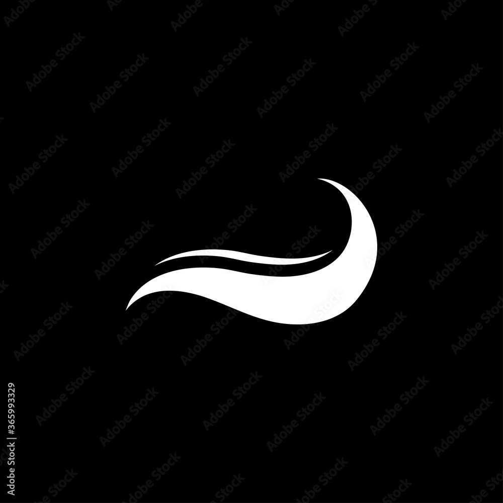 Air icon, symbol of wind energy. Vector sign Air icon, symbol of wind energy. Vector sign