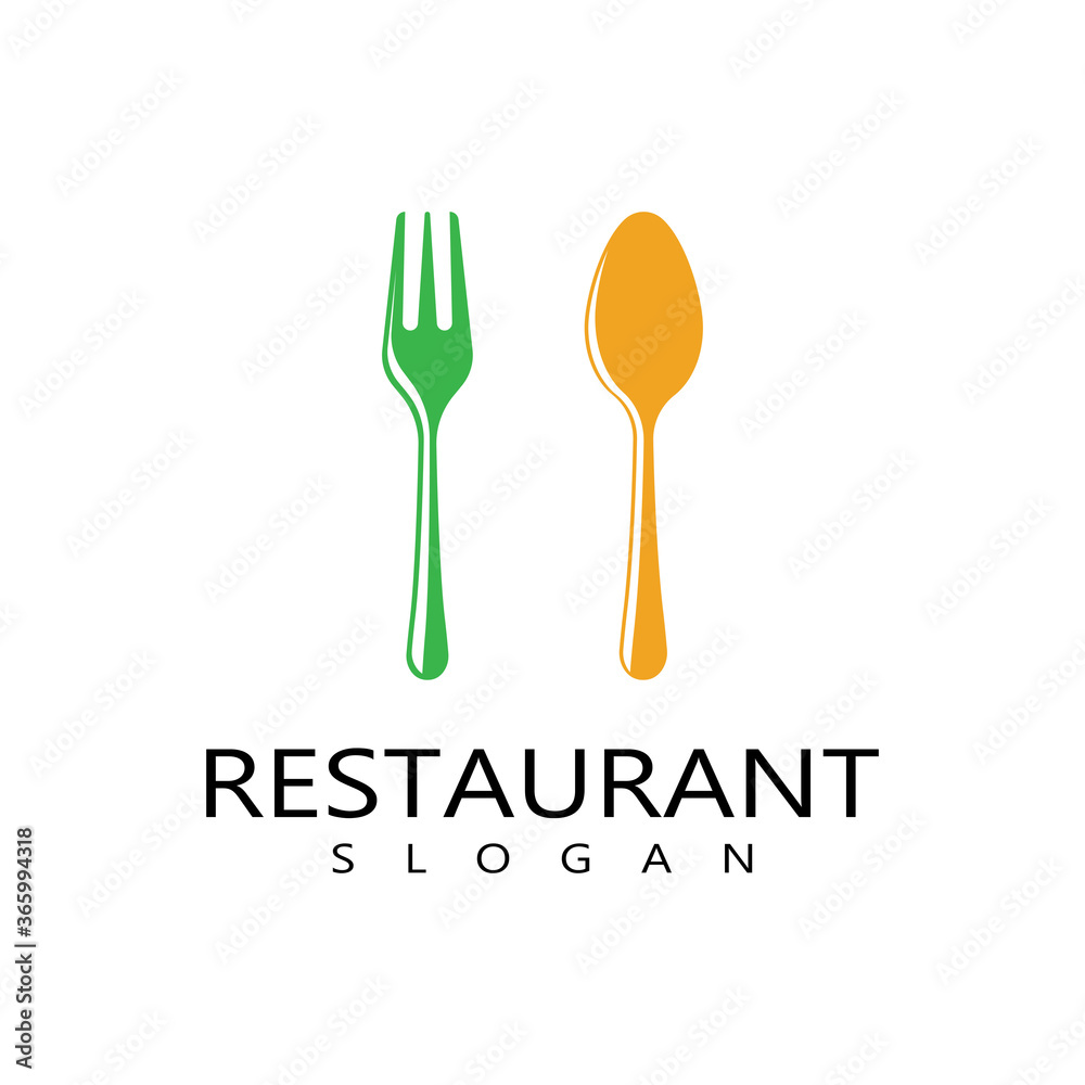 Fork, knife and spoon icon logo vector template.design for restaurant. Fork, knife and spoon icon logo vector template.design for restaurant.