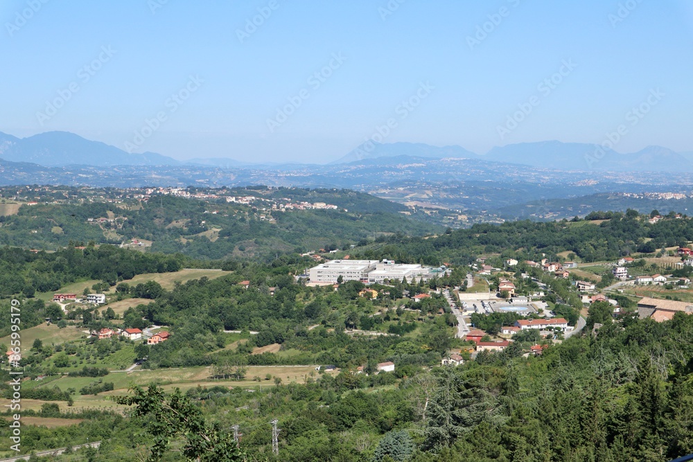 Sant'Angelo dei Lombardi - Panorama della valle da Via Belvedere
