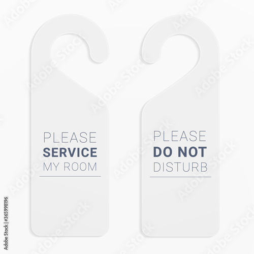 Do not disturb sign template. Door handle hanger