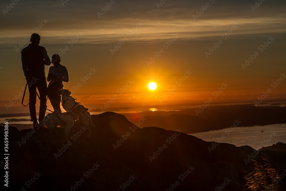 Fototapeta premium Sunset view