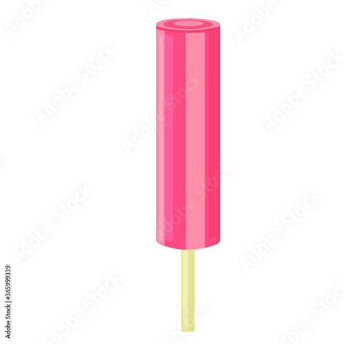 vector illustrations with ice cream. Cartoon style. Can be used for icons or stickers. summer dessert.