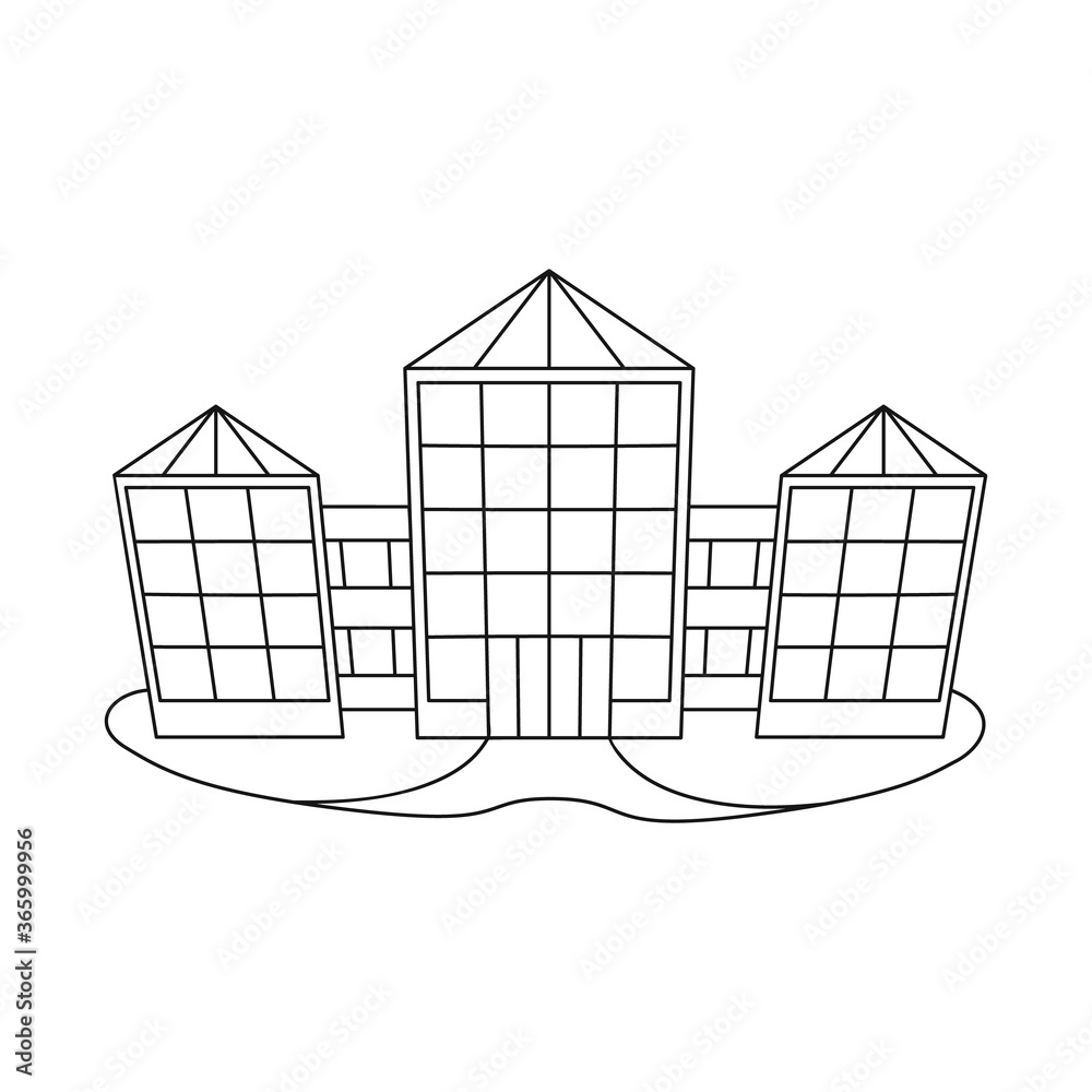 Vector illustration of shop and town sign. Collection of shop and retail vector icon for stock. Vector illustration of shop and town sign. Collection of shop and retail vector icon for stock.