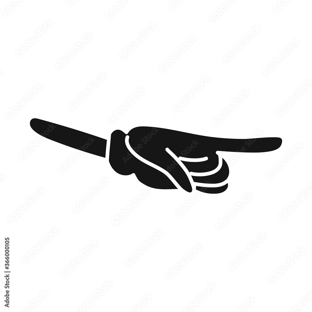 Vector illustration of forefinger and hand logo. Web element of forefinger and comic stock symbol for web. Vector illustration of forefinger and hand logo. Web element of forefinger and comic stock symbol for web.