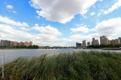 Waterfront Park Architectural Scenery, China