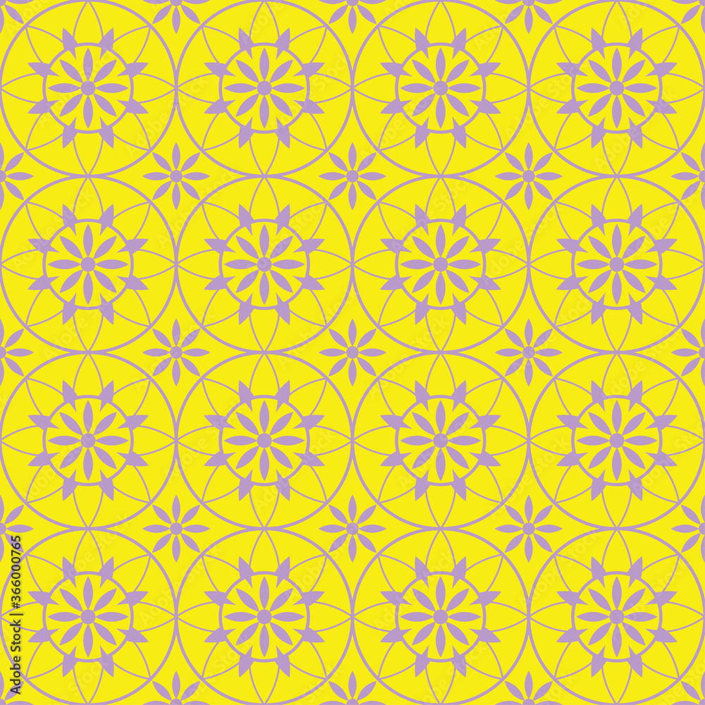 seamless abstract geomatric floral pattern. beautiful illustration. seamless abstract geomatric floral pattern. beautiful illustration.