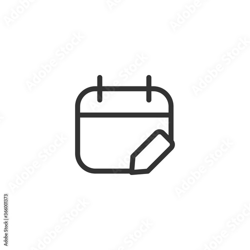 Calendar icon. Data symbol modern, simple, vector, icon for website design, mobile app, ui. Vector Illustration