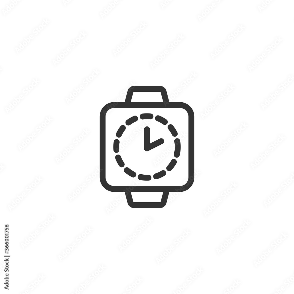 Wristwatch icon. Watch symbol modern, simple, vector, icon for website design, mobile app, ui. Vector Illustration Wristwatch icon. Watch symbol modern, simple, vector, icon for website design, mobile app, ui. Vector Illustration