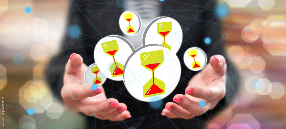 Fototapeta premium Concept of deadline