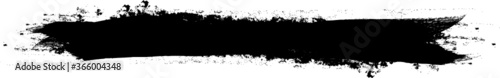 Grunge Paint Roller . Vector brush Stroke . Distressed banner . Black stripes isolated. paintbrush collection . Modern Textured shape . Dry border in Black . Bulge lines