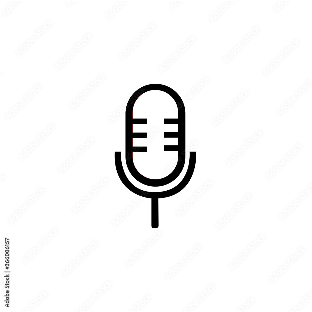 Microphone icon.Microphone symbol for web and mobile platforms. Microphone icon.Microphone symbol for web and mobile platforms.