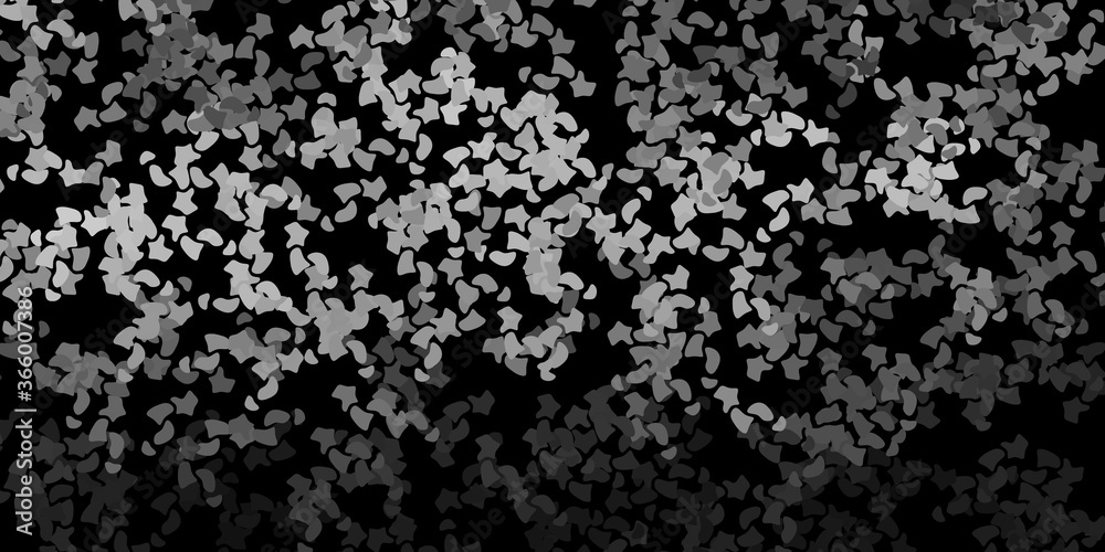 Dark gray vector background with random forms. Dark gray vector background with random forms.