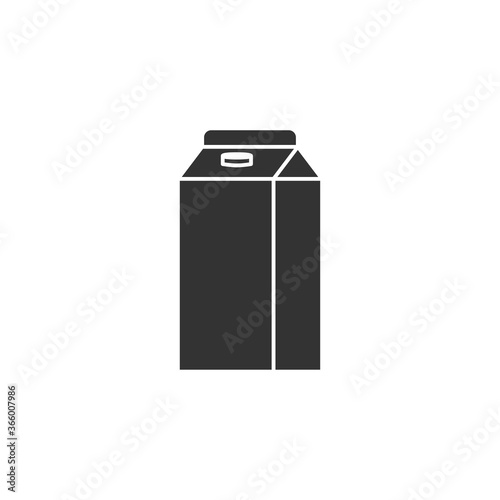 Milk box icon. Package symbol modern, simple, vector, icon for website design, mobile app, ui. Vector Illustration