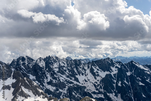 cumulus clouds on Coca range northern side near Chiuro, Italy © hal_pand_108