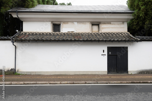 Old house of  Shirakawa Station on Oshu Road, in Shirakawa City, Fukushima Prefecture, Japan photo