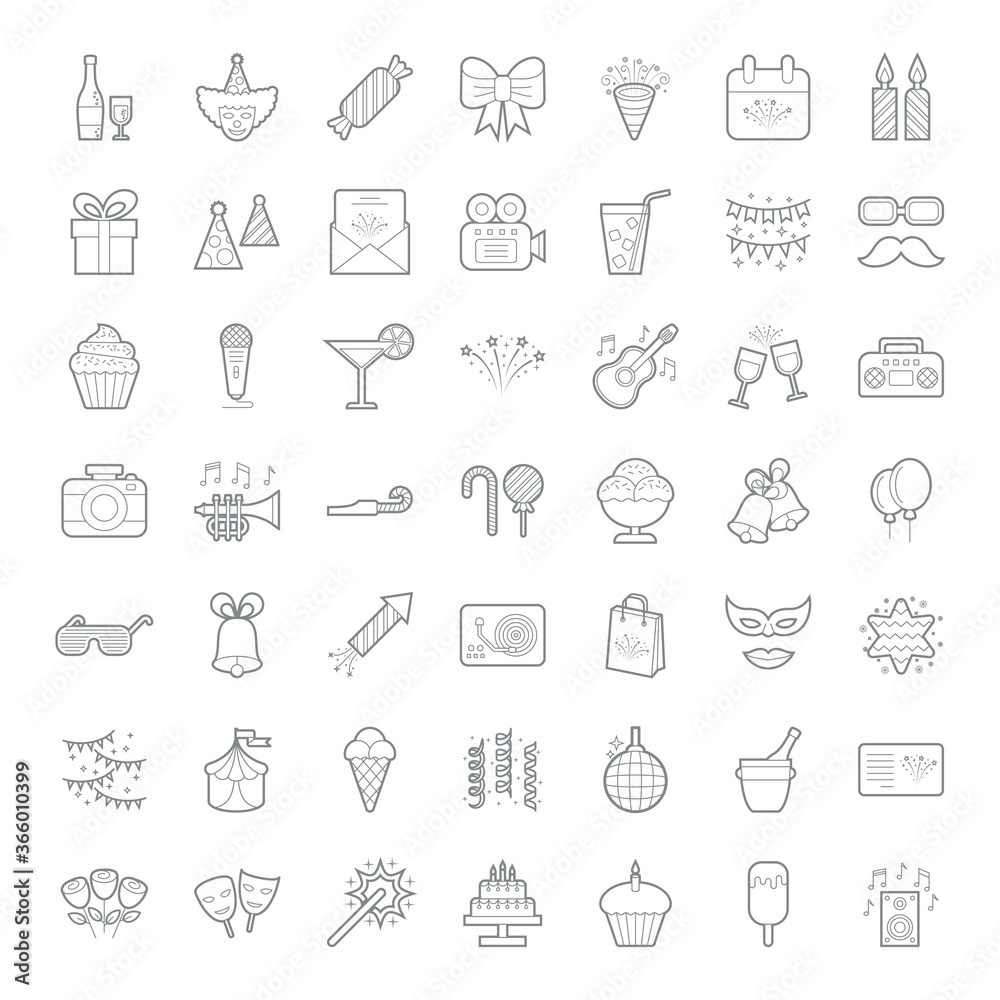 Liner party icons