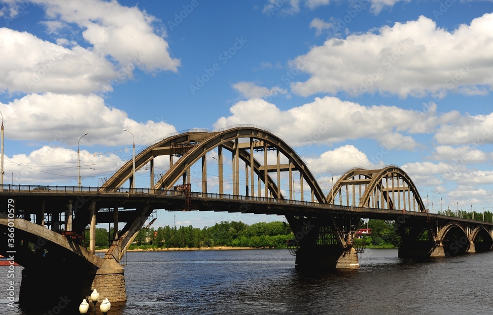 Obraz premium Rybinks, city of Yaroslavl province, Russia