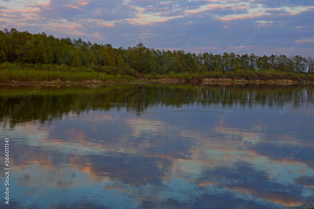 Fototapeta premium Desna river from Ukraine