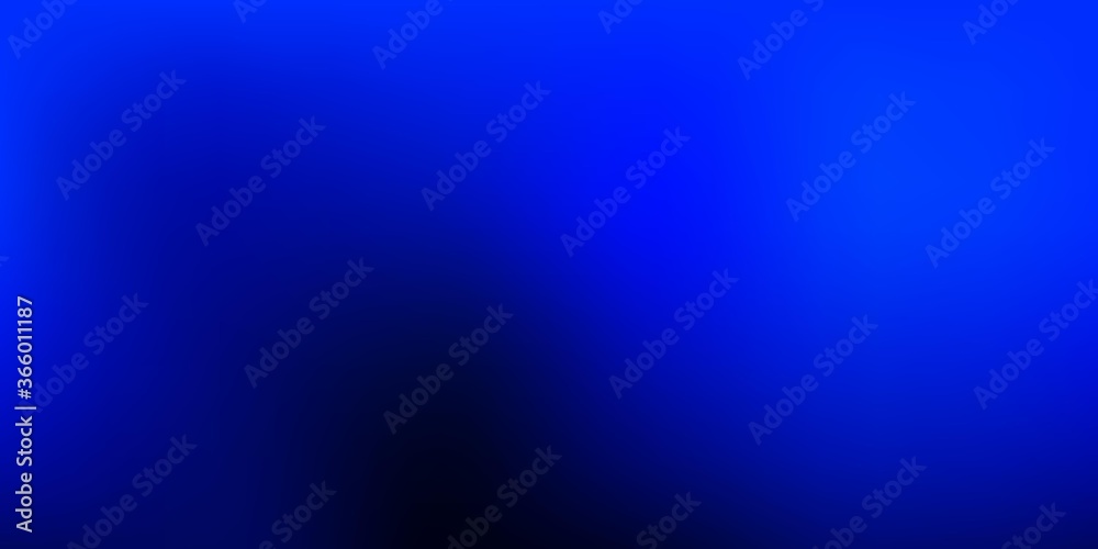 Obraz premium Dark BLUE vector gradient blur pattern.