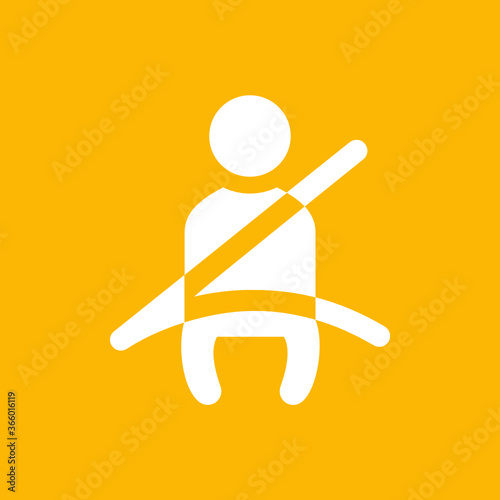 Seatbelt -  Metro Tile Icon