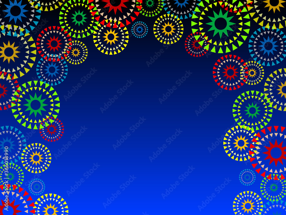 カラフルでポップな打ち上げ花火の背景素材 Stock Illustration Adobe Stock カラフルでポップな打ち上げ花火の背景素材 Stock Illustration Adobe Stock