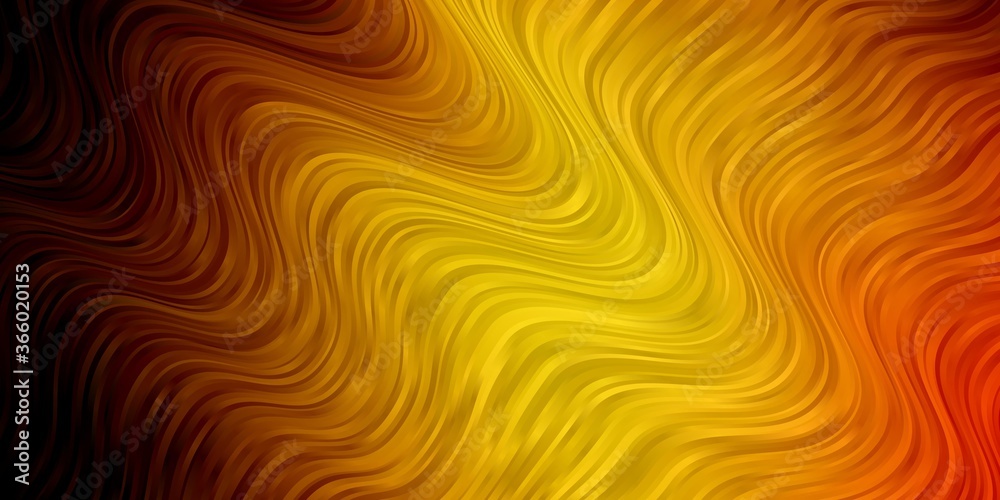 Dark Orange vector backdrop with bent lines. Abstract illustration with bandy gradient lines. Pattern for websites, landing pages. Dark Orange vector backdrop with bent lines. Abstract illustration with bandy gradient lines. Pattern for websites, landing pages.