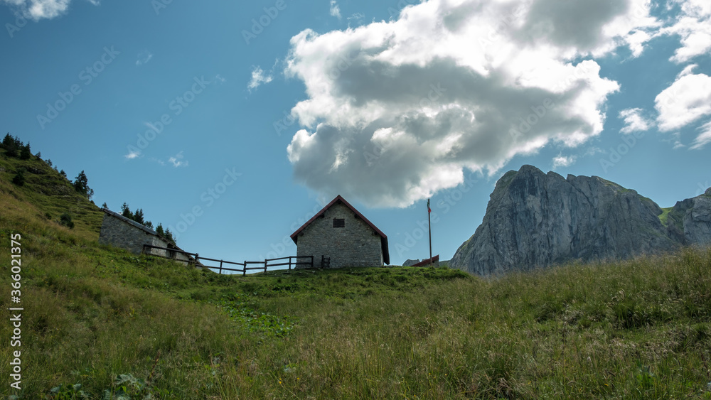 Summer day trekking in the Carnic Alps, Friuli Venezia-Giulia, Italy Summer day trekking in the Carnic Alps, Friuli Venezia-Giulia, Italy