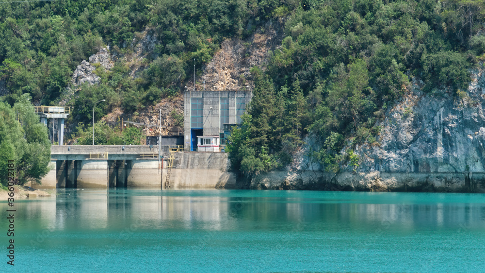 Dam Reservoir From Kadincik 1 Hydroelectric Power Plant, Mersin Turkey