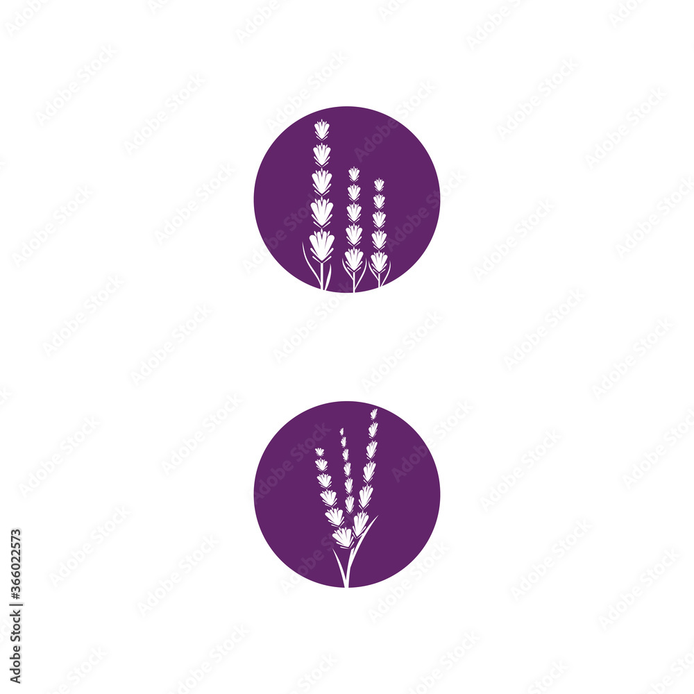 Lavender Logo Template vector symbol