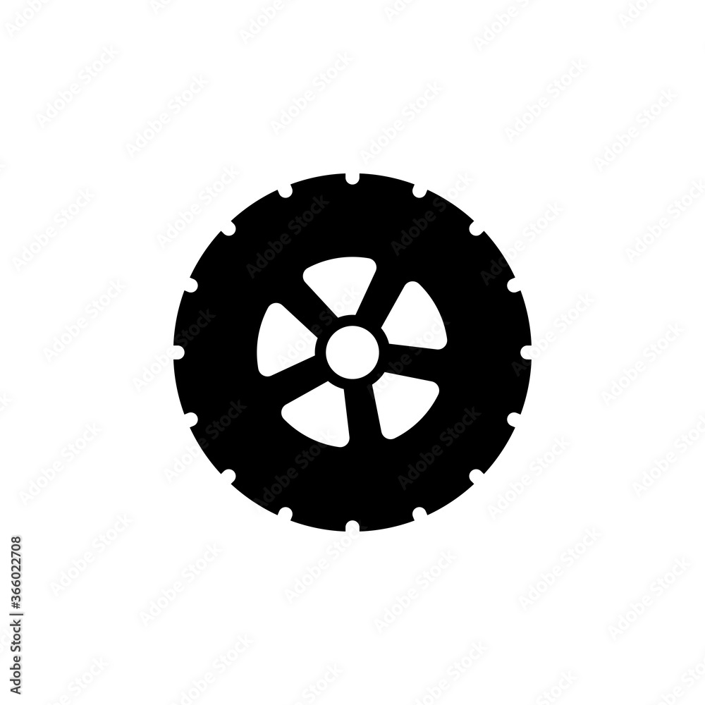 tire icon vector symbol template tire icon vector symbol template