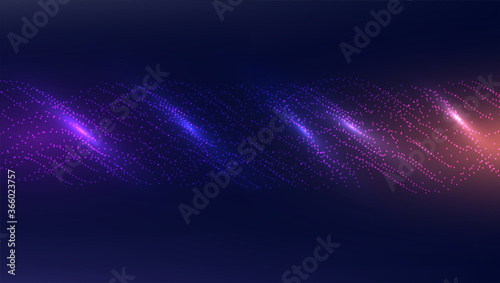 Abstract cyber space