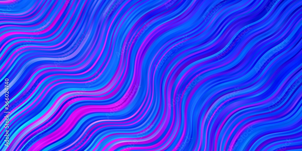 Light Blue, Red vector template with wry lines. Colorful geometric sample with gradient curves. Pattern for booklets, leaflets. Light Blue, Red vector template with wry lines. Colorful geometric sample with gradient curves. Pattern for booklets, leaflets.