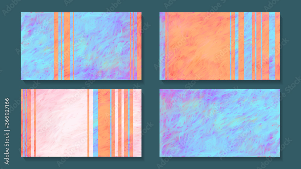 Set of abstract colorful backgrounds.