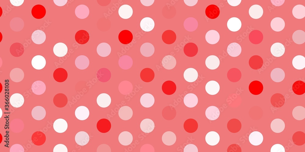 Light red vector background with bubbles. Light red vector background with bubbles.