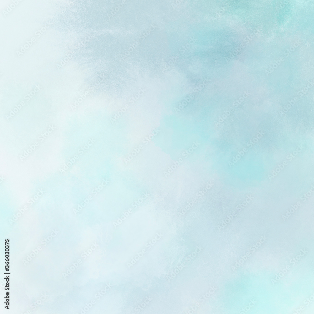 Abstract fog background. Pastel color with blue and aquamarine mist, smoke